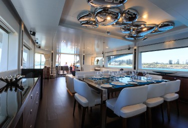 PARADISE Dining Saloon Looking Aft