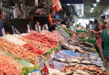 Famous Palma Oliviera Fish Market, Mallorca