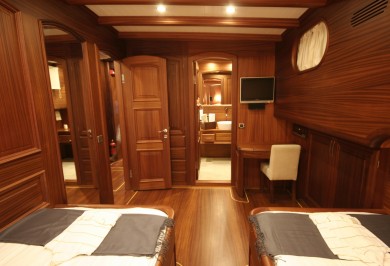 Luxury Charter Gulet CANER IV Guest Twin Cabin