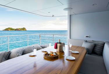 THE BEAST Aft Deck Dining