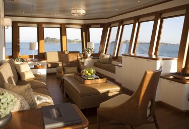 Luxury Expedition Yacht SURI Observation Lounge