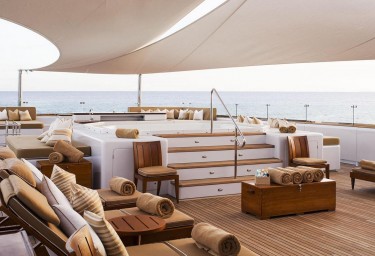 Luxury Expedition Yacht SURI Spacious Sun Deck