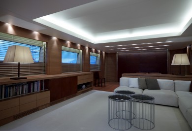 Luxury Motor Yacht FELIGO V Main Salon 