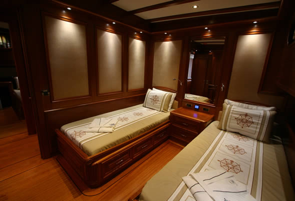 Kaya Guneri V cabine à deux lits 