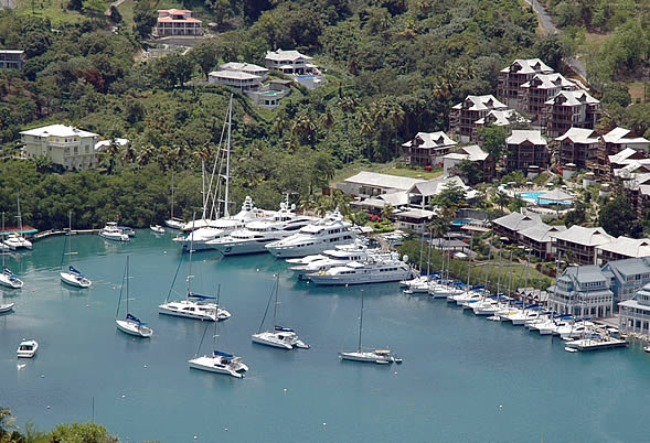 Marigot Bay Superyacht Marina, St Lucia