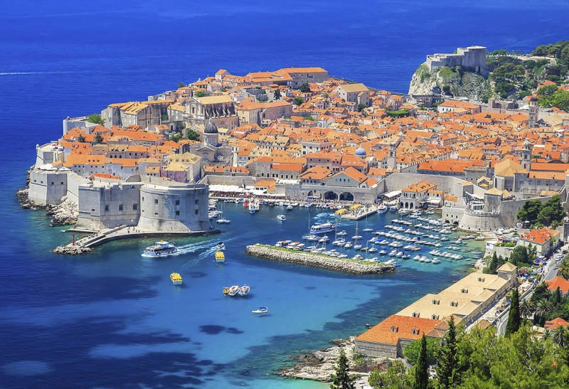 Dubrovnik aerial vierw