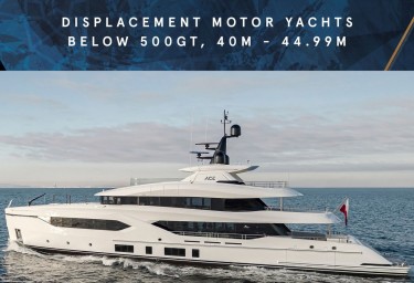 Superyacht M/Y ACE Nominated for the World Superyacht Awards 2023