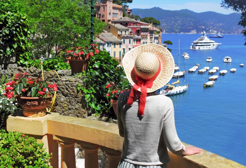 Overlooking Portofino