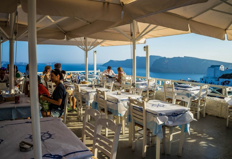 Santorini - luxury yacht charter destination
