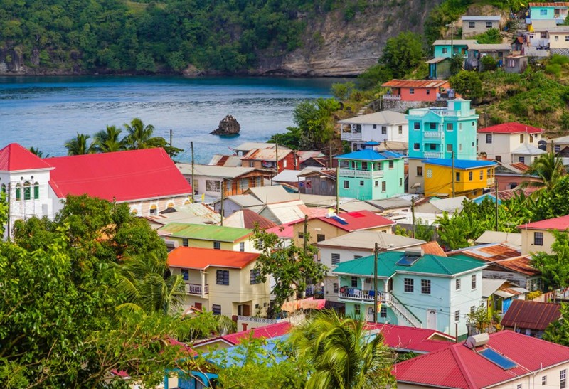 St Lucia town