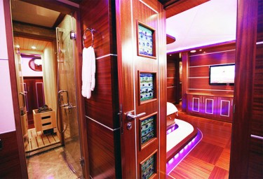 LA BELLA VITA forward master bathroom sauna