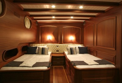 Gulet de luxe CANER IV cabine invités twin