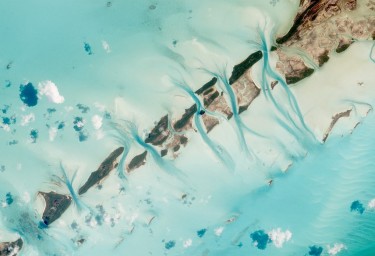Aerial View of the Exumas