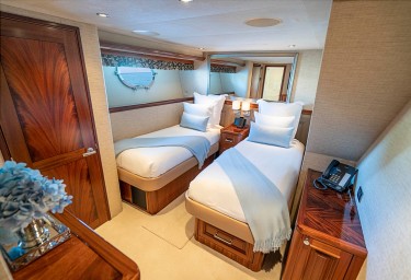 ANTARES Guest Twin Stateroom Blue