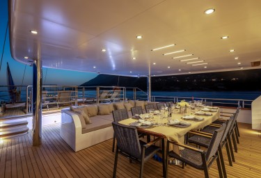 LOVE STORY Aft Deck Dining