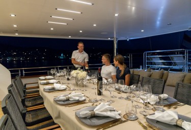 LOVE STORY Aft Deck Dining