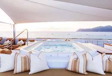 Luxury Expedition Yacht SURI Sun Deck Jacuzzi