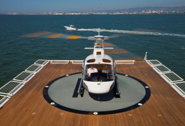 Luxury Expedition Yacht SURI Helideck