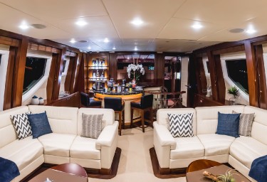 Charter Yacht MASTEKA 2 Bridge Deck Lounge
