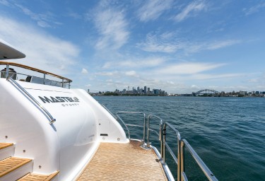Charter Yacht MASTEKA 2 Stern in Sydney