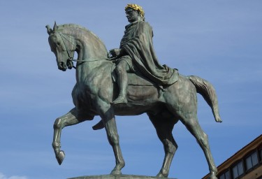 Napoleon Statue in Ajaccio, Corsica