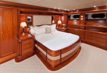 Sailing Yacht HYPERION Master Cabin