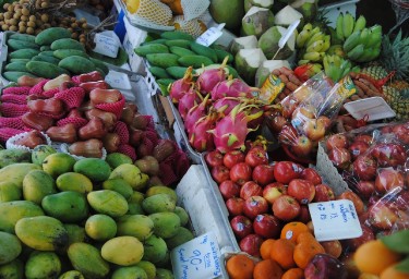 Thai fruit market