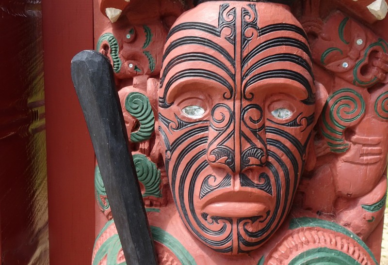 Waitangi carving