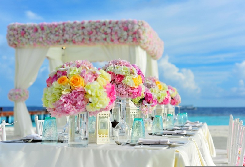 Luxury yacht wedding